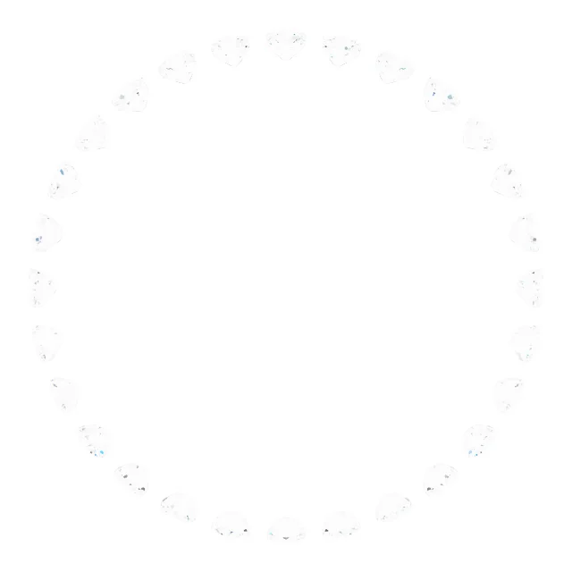 Beaded Shared-Prong Eternity Band view 2