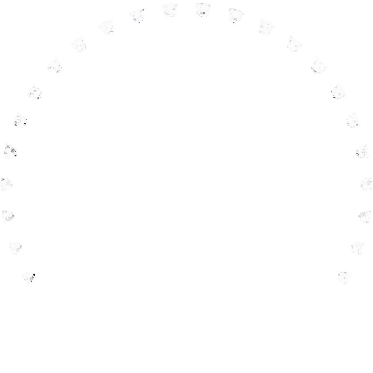 French-Set Beaded Anniversary Band view 2