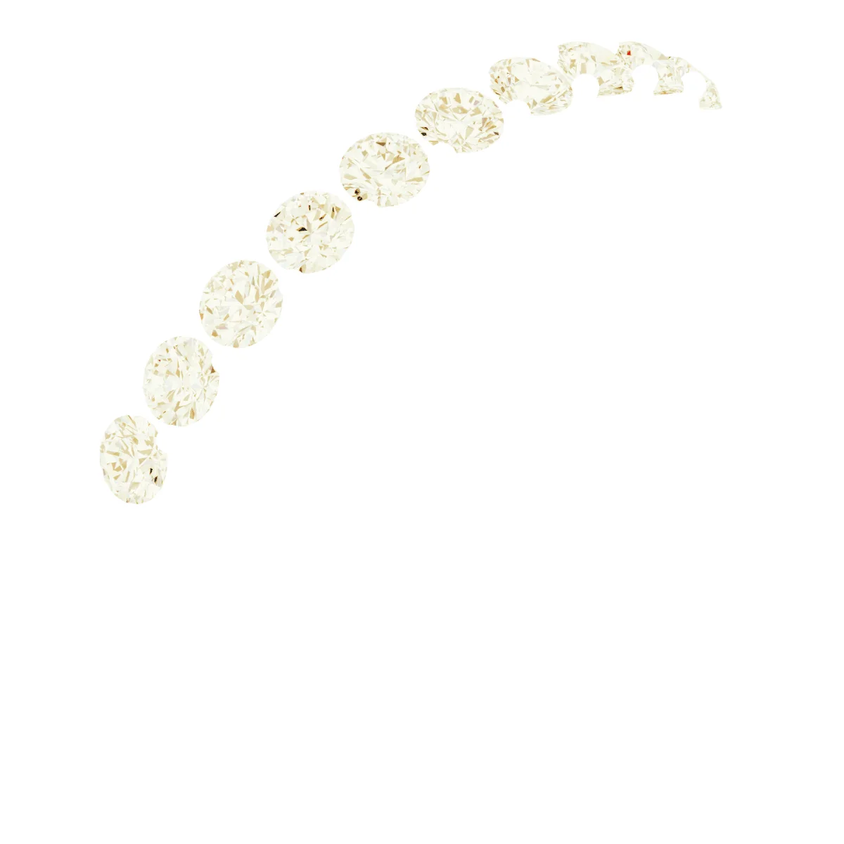 Floral-Inspired Anniversary Band band in 14K White Gold | Haejin Jewelry Brooklyn