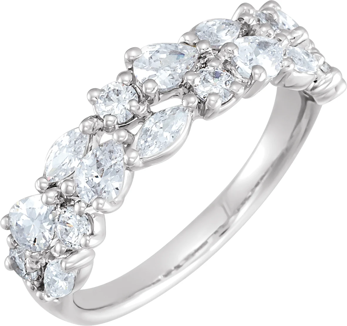 Long Bond engagement ring setting