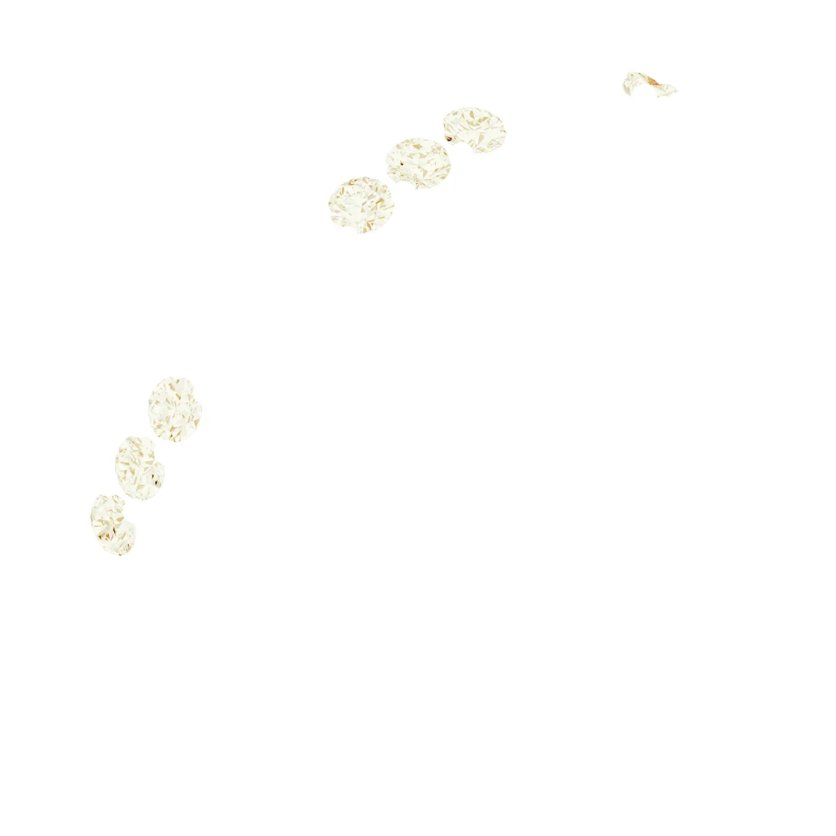 Long Bond engagement ring setting