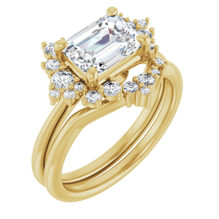 14K Yellow Engagement Ring Mounting