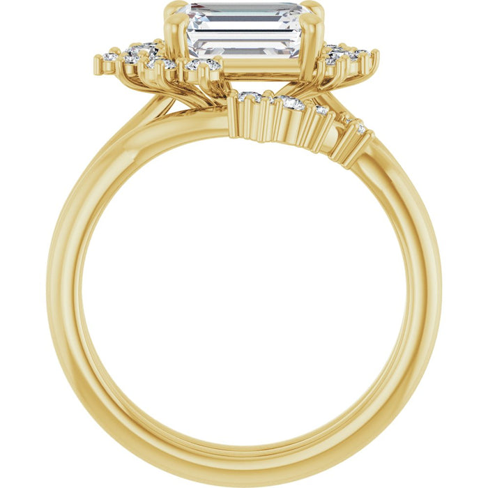14K Yellow Engagement Ring Mounting